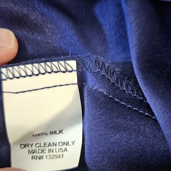 Amanda Uprichard Blue Silk Side Lace Up Mini Dress - Picture 7 of 7